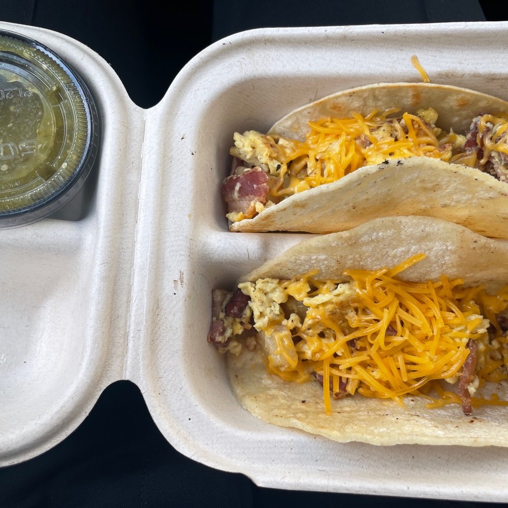 Effin Egg - Baconless egg tacos with salsa - Breakfast & Brunch Near Me - Morristown, New Jersey Effin Egg - Baconless egg tacos with salsa - Breakfast & Brunch Near Me - Morristown, New Jersey