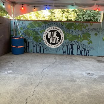 Blue Note Brewing Company - Patio area for a band - Breweries Near Me - Woodland, California
