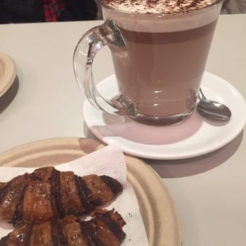 Breads Bakery - Union Square - Chocolate-Nutella rolls and cappuccino - Bakeries Near Me - New York, New York