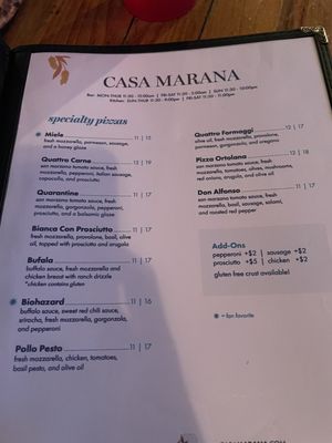 Menu photo 7 Casa Marana Marana, AZ Menu photo 7 Casa Marana Marana, AZ