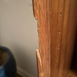 All Points Moving and Storage - Broken edge of wall unit