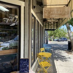 Spare Time - Our bistro sets are the perfect place to sit and read while you sip on coffee/tea and enjoy the beautiful weather! - shows storefront - Bookstores Near Me - Paso Robles, California