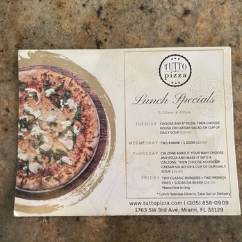 Tutto Pasta - Lunch Specials - Italian Near Me - Miami, Florida Tutto Pasta - Lunch Specials - Italian Near Me - Miami, Florida
