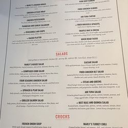 Marly's Bar & Bistro - Dinner menu Dec. 2024 (2 of 2)