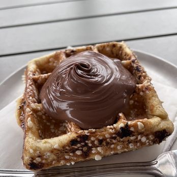 Jubala Coffee - Banana Nutella waffle - Coffee & Tea Near Me - Raleigh, North Carolina