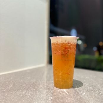 Brew Tea Bar - Mixed Fruit green tea with aloe vera (75% sweet) - Bubble Tea Near Me - Las Vegas, Nevada