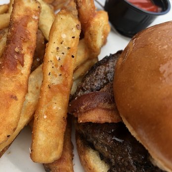 Churchill's - Churchill Burger with fries - Pubs Near Me - Savannah, Georgia