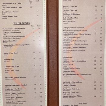 Oceana - Wine List (as of our 3/29/25 visit) - Seafood Near Me - Rancho Mirage, California Oceana - Wine List (as of our 3/29/25 visit) - Seafood Near Me - Rancho Mirage, California