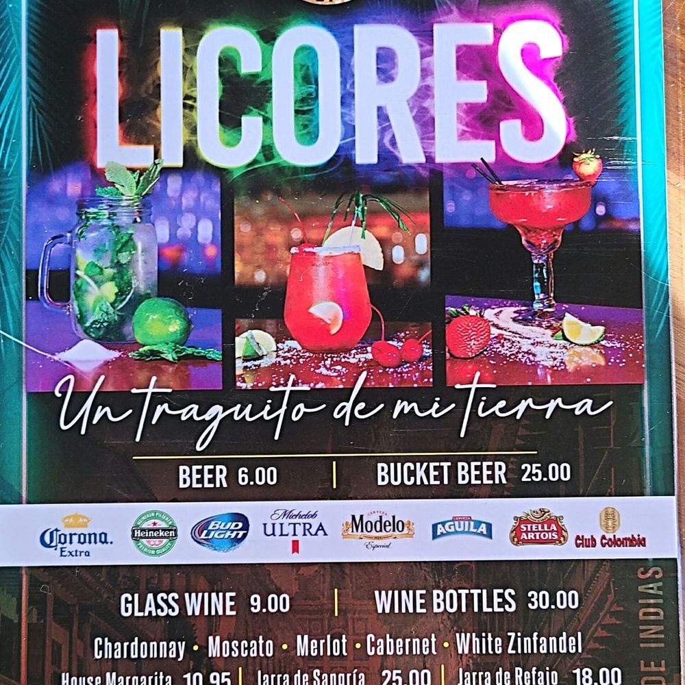 Liquor menu page 1 - 11/5/23 Liquor menu page 1 - 11/5/23