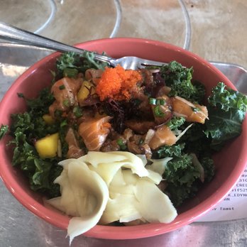 Crazy Poke - Kale base - Poke Near Me - Miami, Florida Crazy Poke - Kale base - Poke Near Me - Miami, Florida
