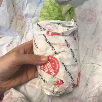 Jimmy John's - a hand holding a bag of lettuce - Delis Near Me - Louisville, Kentucky Jimmy John's - a hand holding a bag of lettuce - Delis Near Me - Louisville, Kentucky