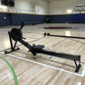 Villa Parke Community Center - Concept2 rower and battle rope stations set up for 210 Elite fitness class. - Community Service/Non-Profit Near Me - Pasadena, California Villa Parke Community Center - Concept2 rower and battle rope stations set up for 210 Elite fitness class. - Community Service/Non-Profit Near Me - Pasadena, California