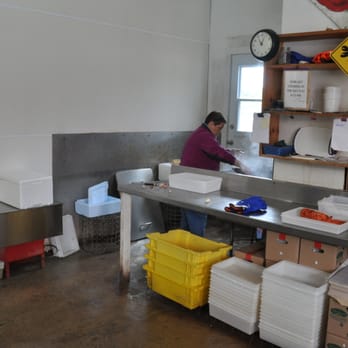 Ryer's Lobsters - Inside with the back steamer in the background - Seafood Markets Near Me - Indian Harbour, Nova Scotia Ryer's Lobsters - Inside with the back steamer in the background - Seafood Markets Near Me - Indian Harbour, Nova Scotia