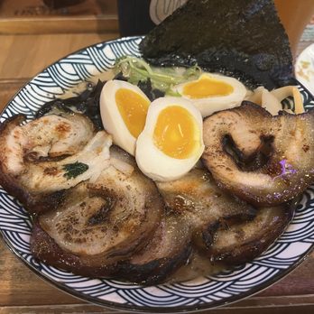 MISO Ramen and Poke Bar - Tonkatsu Ramen with extra pork and eggs. - Ramen Near Me - Sebastian, Florida MISO Ramen and Poke Bar - Tonkatsu Ramen with extra pork and eggs. - Ramen Near Me - Sebastian, Florida
