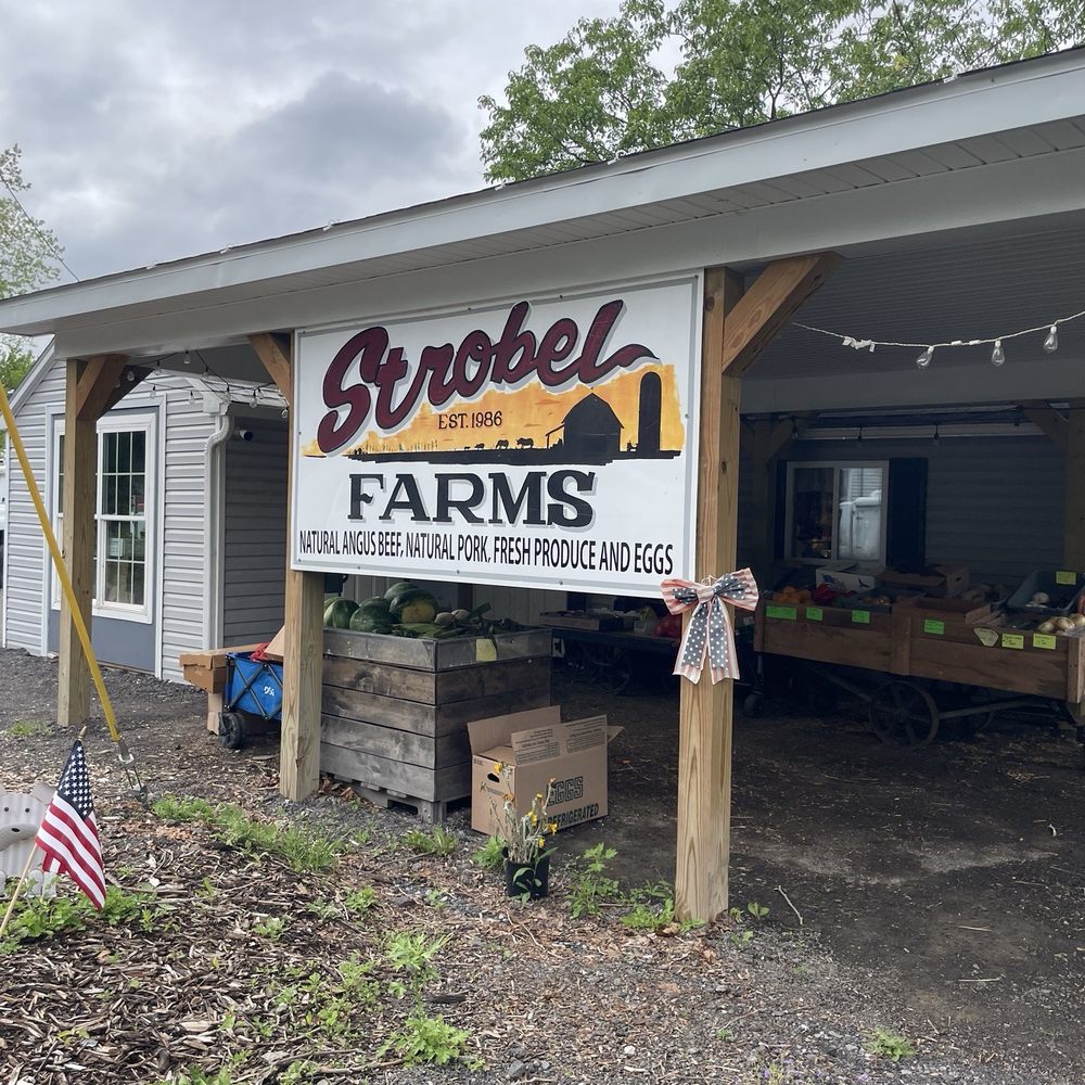 Strobel Farms - The sign - Farmers Market Near Me - Newfane, New York Strobel Farms - The sign - Farmers Market Near Me - Newfane, New York