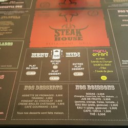Steak House - Menu