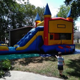 The birthday boy was more then thrilled! All the kids had so much fun at the party Thank you Rainbow Castle!!! The birthday boy was more then thrilled! All the kids had so much fun at the party Thank you Rainbow Castle!!!
