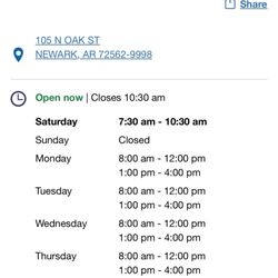 USPS - Address and hours of public service
