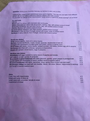 Menu photo 3 Bar Lokaal Leiden, ZH