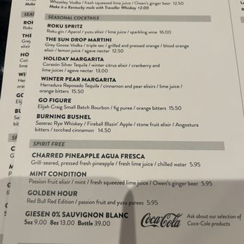 Firebirds Wood Fired Grill - Drink menu - Steakhouses Near Me - Hoover, Alabama