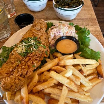 Peaches - Cornbread crusted catfish - Southern Near Me - Brooklyn, New York