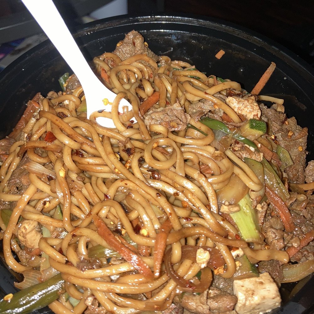 Mad Wolf Mongolian Barbecue - Chicken and pork plate - Mongolian Near Me - Fullerton, California Mad Wolf Mongolian Barbecue - Chicken and pork plate - Mongolian Near Me - Fullerton, California