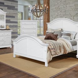 Elm & Co Furniture - Costal White bedroom set at Elm & Co Furniture Located at 10720 park blvd