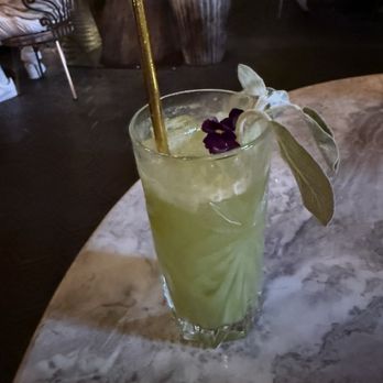 Pinky's By Vanderpump - Sage mocktail - Cocktail Bars Near Me - Las Vegas, Nevada