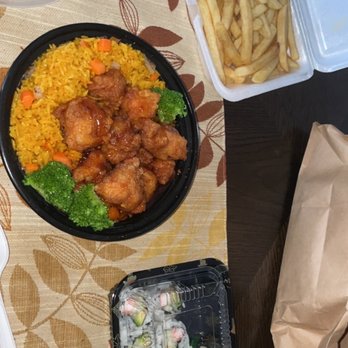 Terryin - General Tso's Chicken Lunch Special French Fries 8 Pieces California Roll - Sushi Bars Near Me - Philadelphia, Pennsylvania