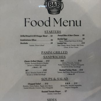 Barrel & Bine - Food menu - Beer Bar Near Me - Reno, Nevada