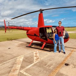Ali'i Kauai Air Tours & Charters - Picture in front of the helicopter