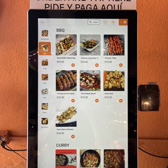 Cloud Naan - Ordering kiosk - Pakistani Near Me - Carson, California