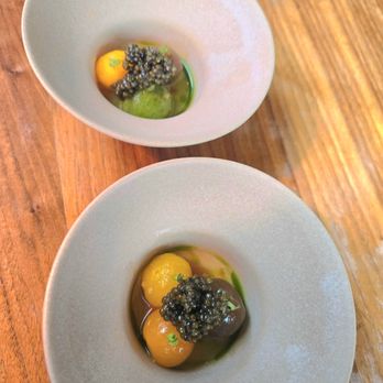 Beckon - Third Course: Tomato, Osetra & Basil - New American Near Me - Denver, Colorado Beckon - Third Course: Tomato, Osetra & Basil - New American Near Me - Denver, Colorado