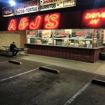 A&J Burger Drive In - No line. - Burgers Near Me - Fullerton, California