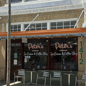 Peter's German Cafe - Entrance from Dean Street just off first Street - Coffee & Tea Near Me - Fort Myers, Florida Peter's German Cafe - Entrance from Dean Street just off first Street - Coffee & Tea Near Me - Fort Myers, Florida