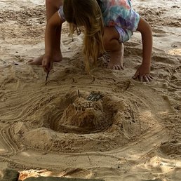 Sand pit.