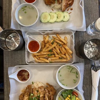 Three Roosters - Fried Chicken Plate, Zab Fried Chicken Plate, Zab Seasoned Fries - Thai Near Me - New York, New York Three Roosters - Fried Chicken Plate, Zab Fried Chicken Plate, Zab Seasoned Fries - Thai Near Me - New York, New York