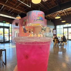 Dragon fruit drink.