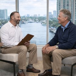 Intellectual Medicine - Dr. Petteruti during a consultation at his new office in Fort Lauderdale, FL