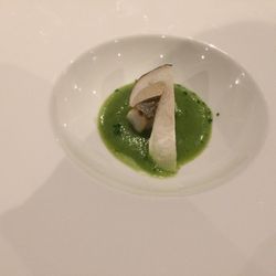 L'Edulis - Velouté de cresson offert par la maison en amuse bouche