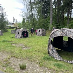 Laser Tag Live - They provided bunkers for the teams to hide