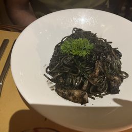 Squid ink pasta Squid ink pasta