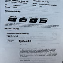Fox Motors - Auto zone diagnostic on this "excellent" car I was sold.