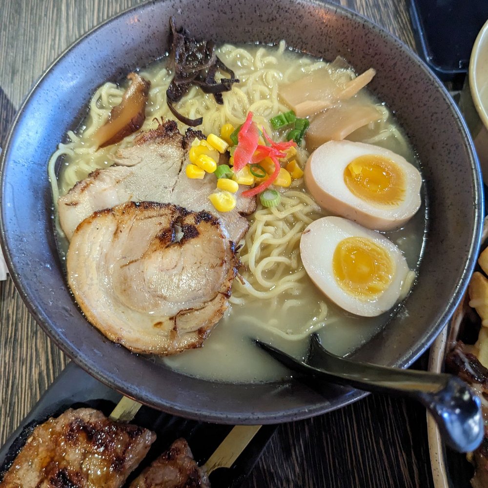 Tokyo Teppan Cafe - Tonkatsu ramen. It was just okay, the broth is light in flavor but the toppings were good. - Japanese Near Me - Orlando, Florida Tokyo Teppan Cafe - Tonkatsu ramen. It was just okay, the broth is light in flavor but the toppings were good. - Japanese Near Me - Orlando, Florida