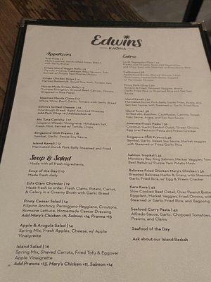 Menu photo 8 Edwins Carmel Carmel-by-the-Sea, CA Menu photo 8 Edwins Carmel Carmel-by-the-Sea, CA
