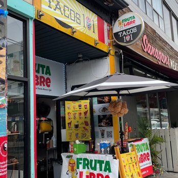 Tacos 101 - the outside of a restaurant - Mexican Near Me - Toronto, Ontario