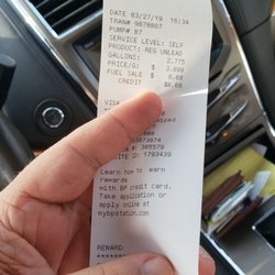 Amoco - Receipt