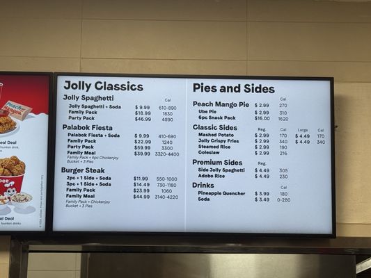 Menu photo 1 Jollibee Rancho Cucamonga, CA