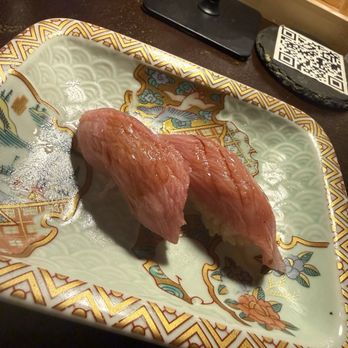 Blue Pagoda - 2 pc Ala carte otoro nigiri - Sushi Bars Near Me - San Jose, California