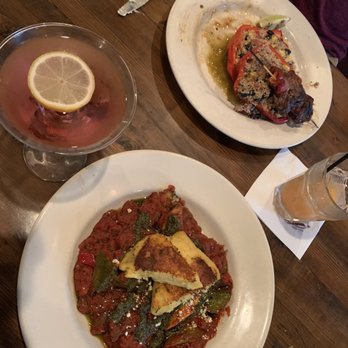 The Common Man Windham - Prickly Pear martini, palenta, veggies in a red sauce dish and stuffed peppers with quinoa and steak - New American Near Me - Windham, New Hampshire The Common Man Windham - Prickly Pear martini, palenta, veggies in a red sauce dish and stuffed peppers with quinoa and steak - New American Near Me - Windham, New Hampshire